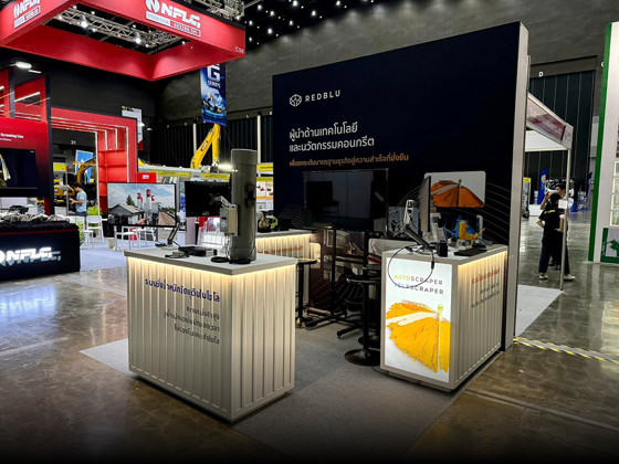 Redblu Exhibition Booth